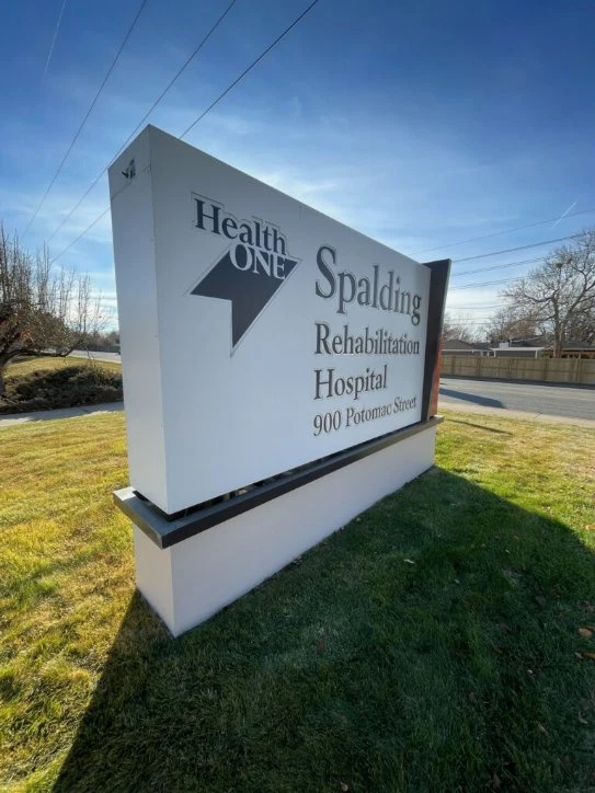 Freshly painted medical office building