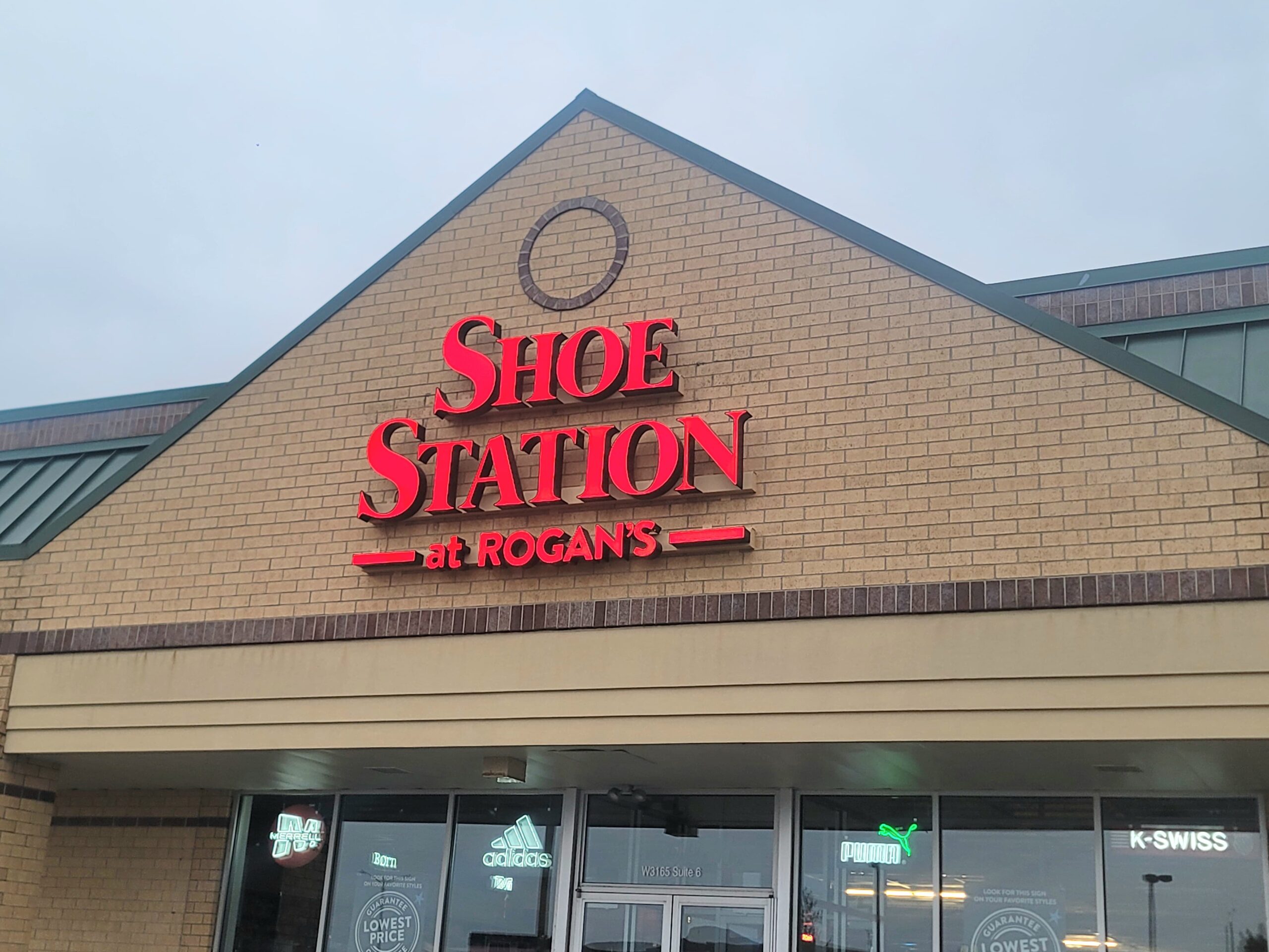 Professional commercial painter during retail store buildout