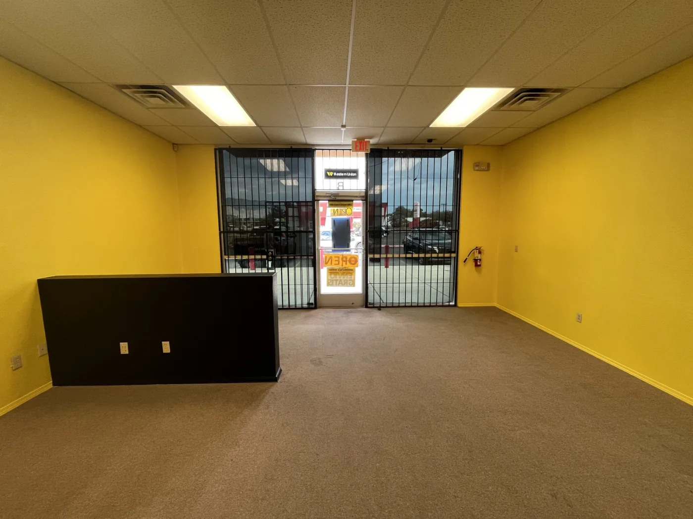 Financial services branch interior painting in Albuquerque, NM by National Painting Partners - view 3