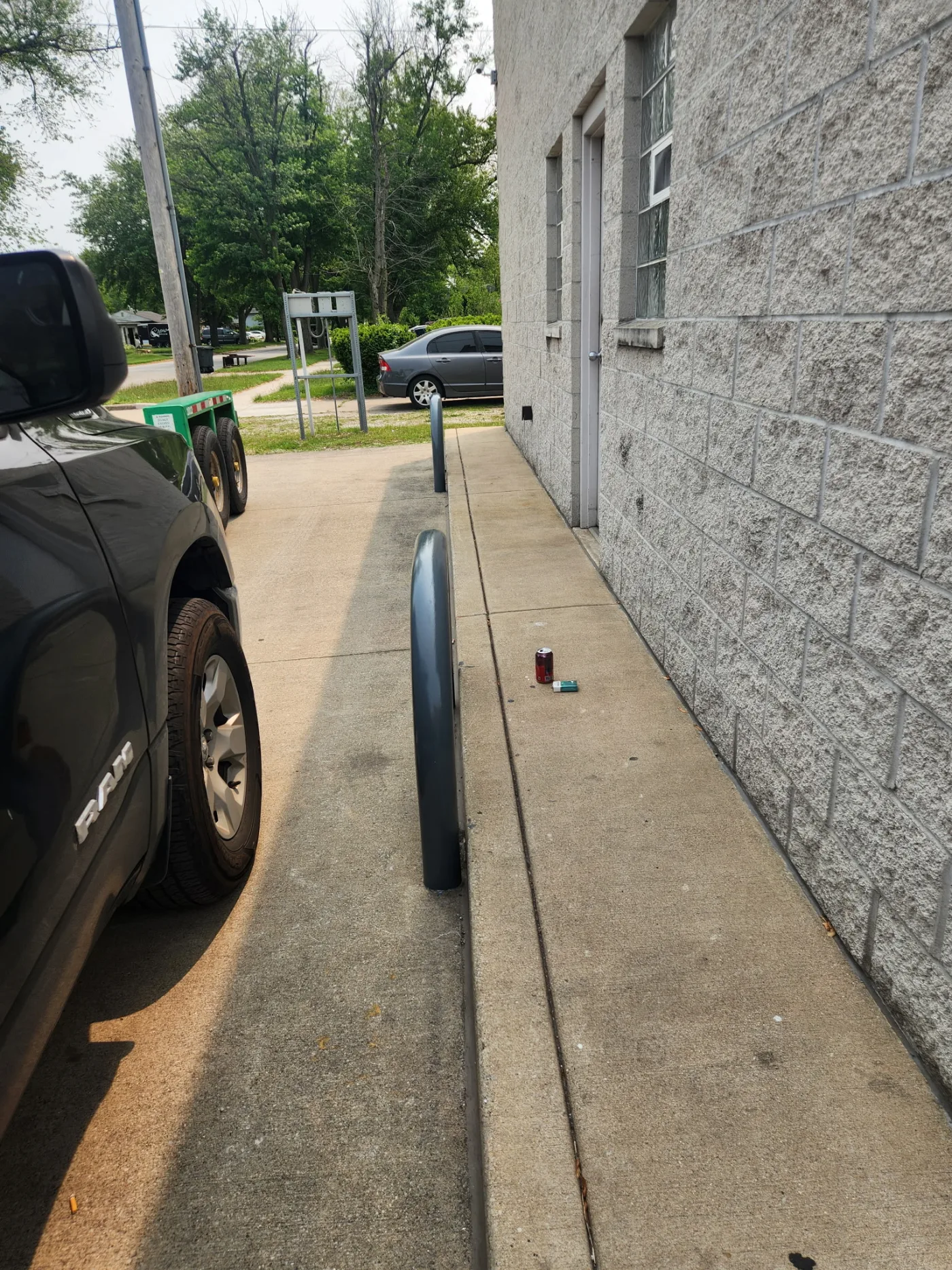Commercial gas station exterior wall painting in Hobart, IN by National Painting Partners